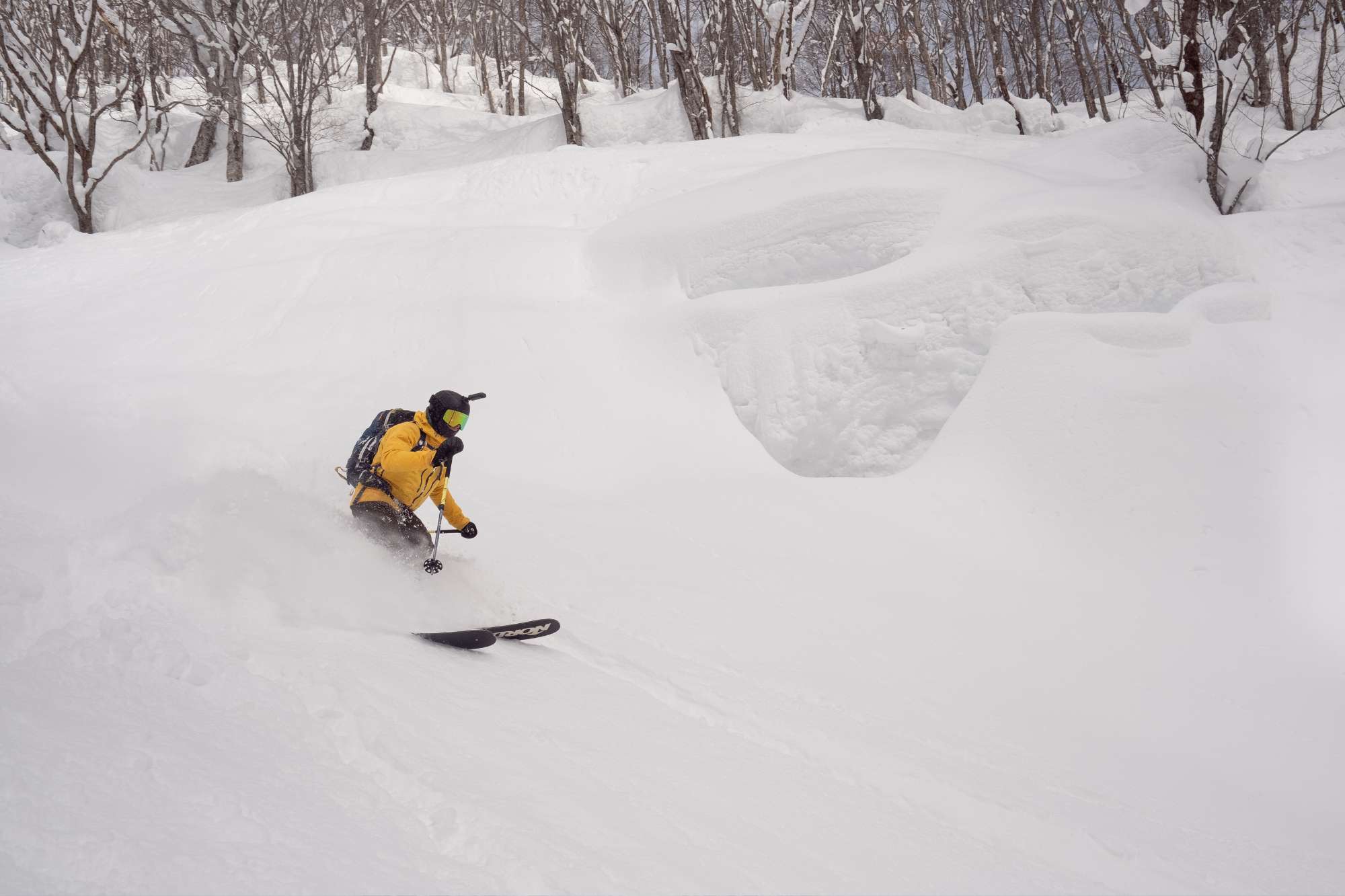 Freeride e scialpinismo nell'Hokkaido