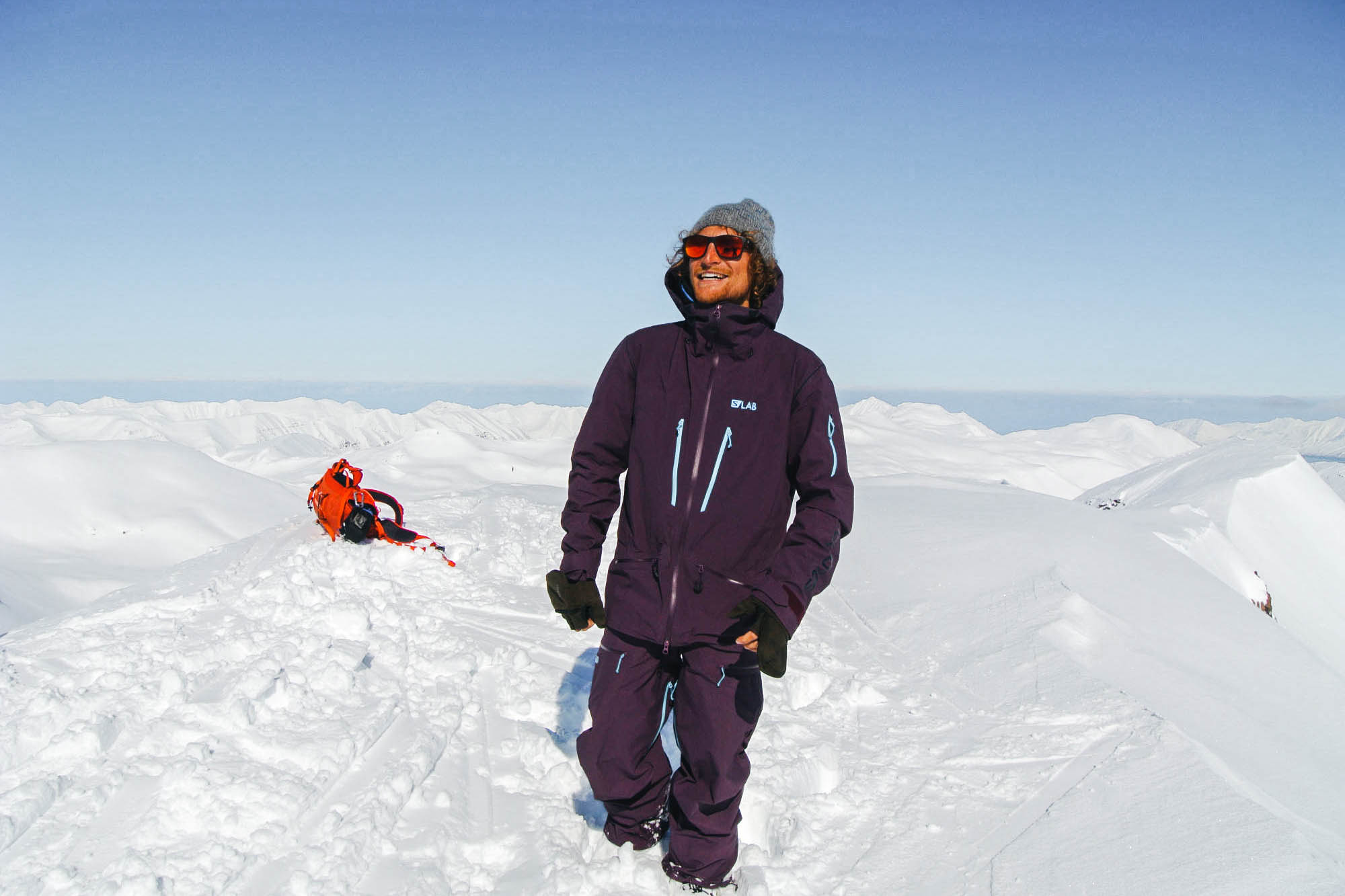 Scialpinismo nella Penisola di Troll, Nord Islanda — foto 2